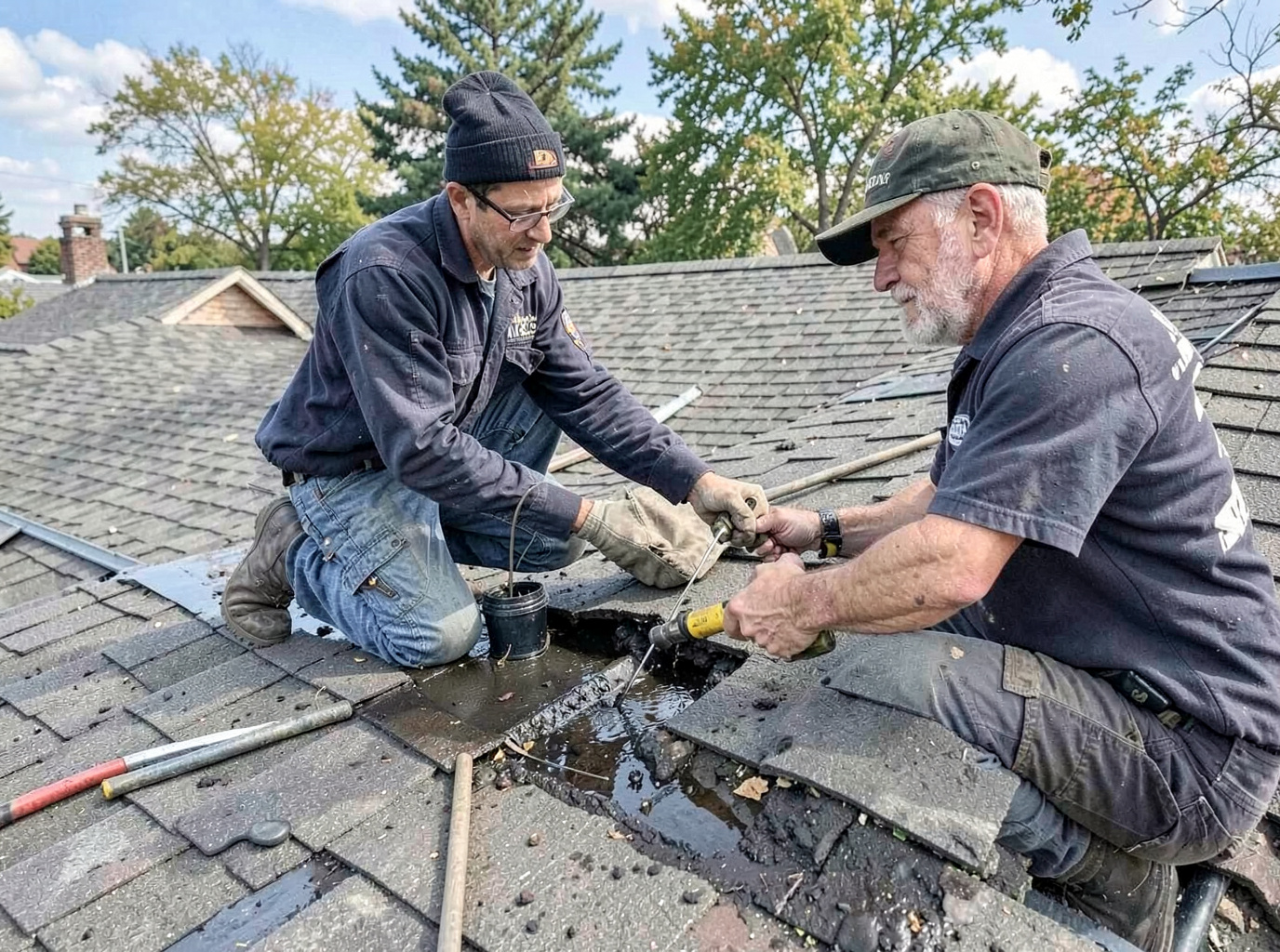 Roof Leak Repair in Utica